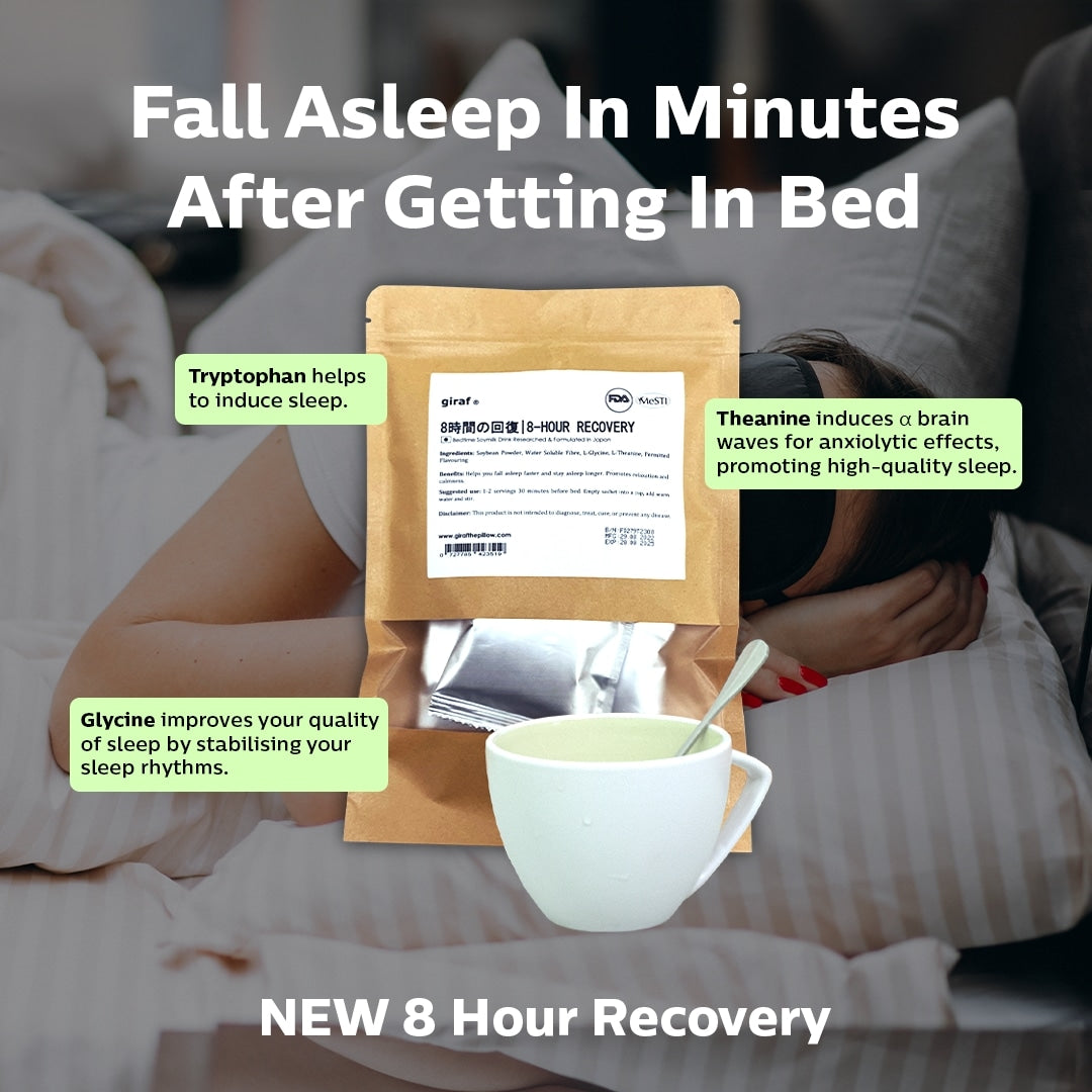 giraf® 8-Hour Recovery Sleep Drink (5x30g) - Enhanced Sleep Formula