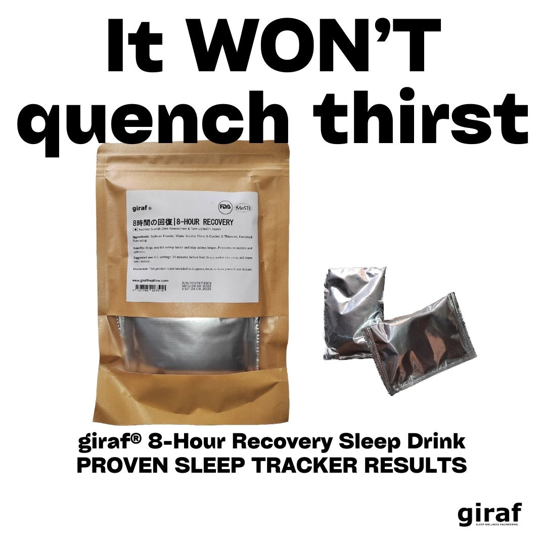 giraf® 8-Hour Recovery Sleep Drink (5x30g) - Enhanced Sleep Formula