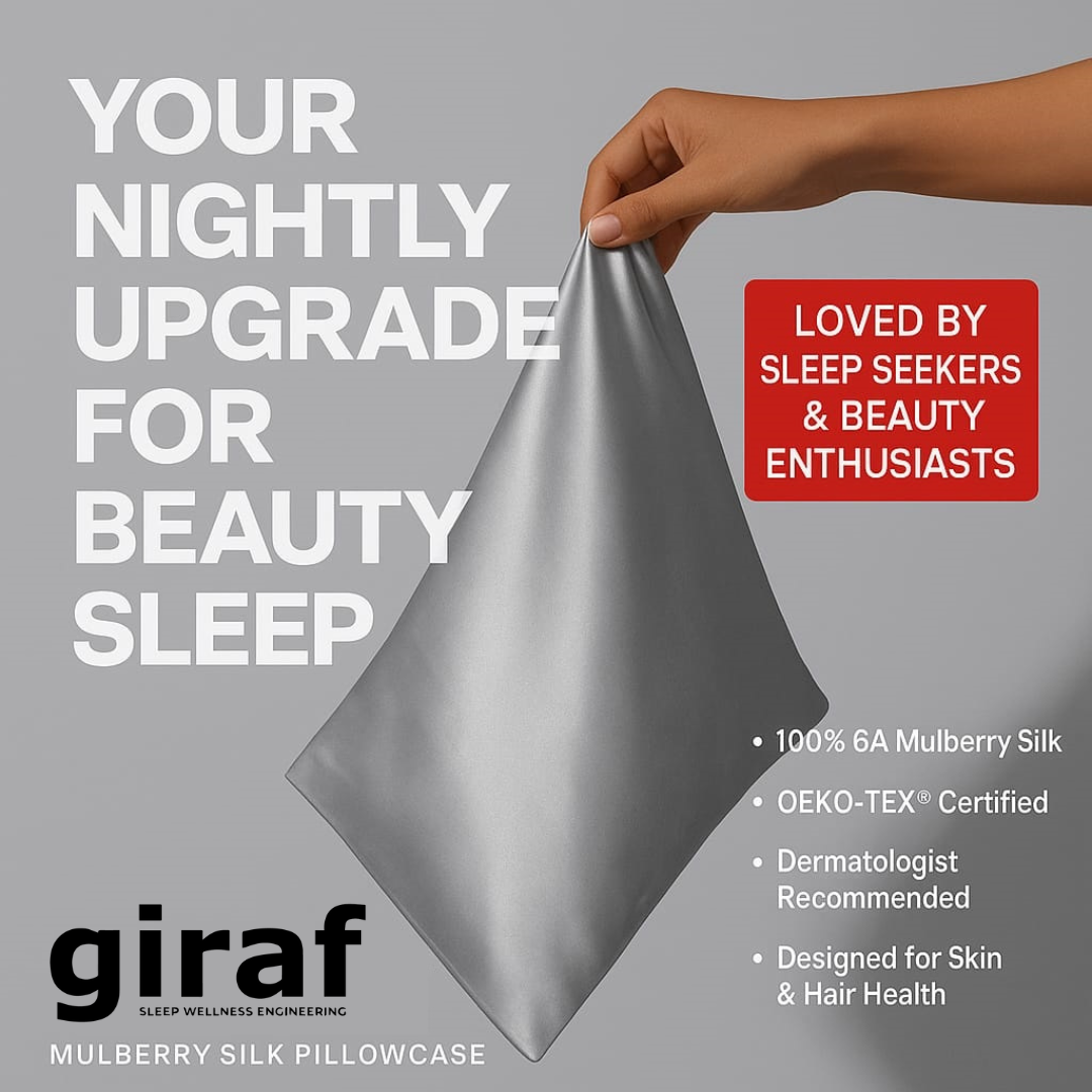 <BUNDLE> giraf® 2025 Composites-4 Pillow + Mulberry Silk Pillowcase