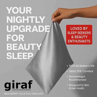 <BUNDLE> giraf® 2025 Composites-4 Pillow + Mulberry Silk Pillowcase