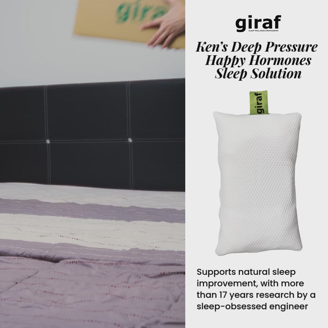 <BUNDLE> giraf® 2025 Composites-4 Pillow + Mulberry Silk Pillowcase
