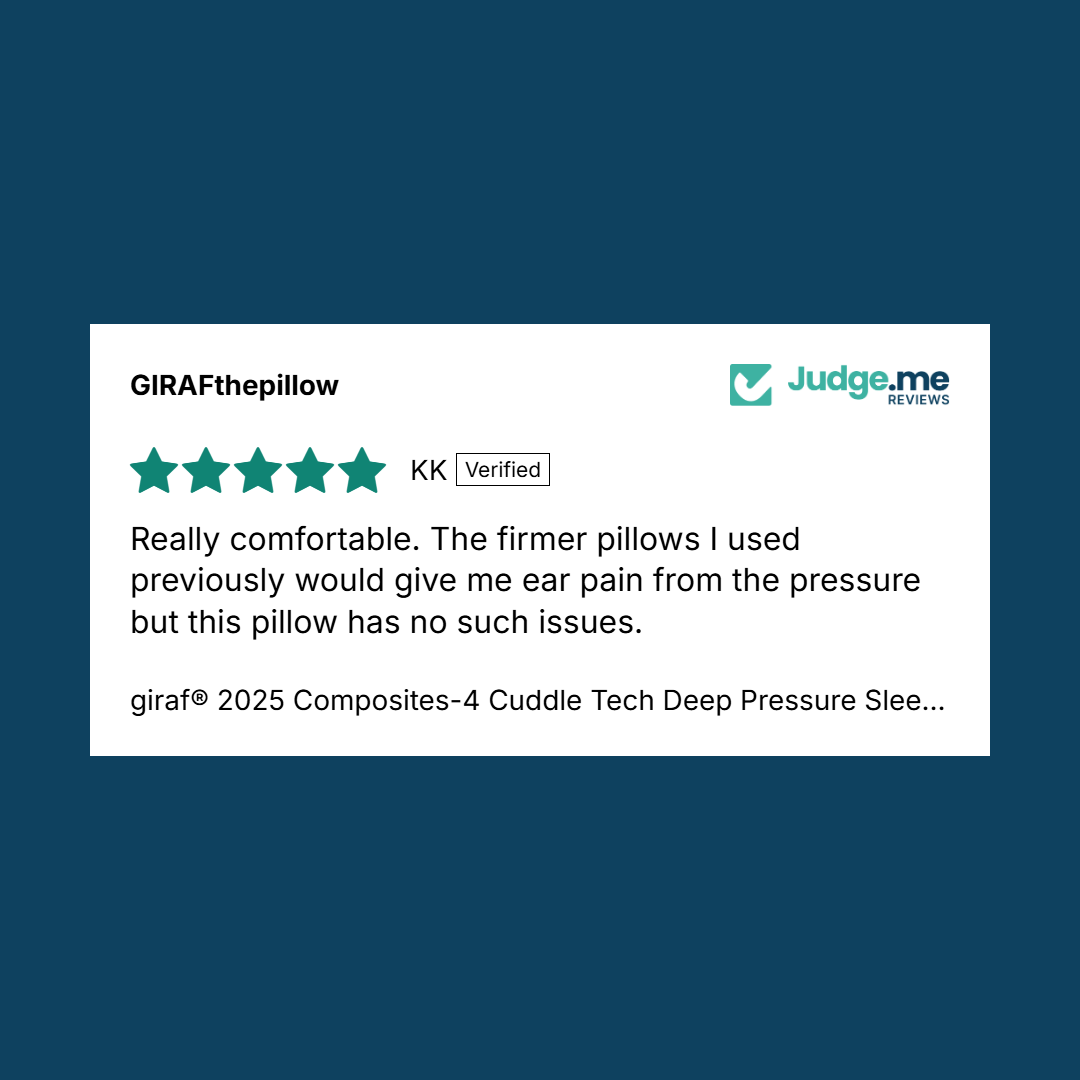 giraf® 2025 Composites-4 Cuddle Tech Deep Pressure Sleeping Pillow