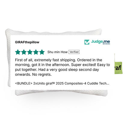 giraf® 2025 Composites-4 Cuddle Tech Deep Pressure Sleeping Pillow